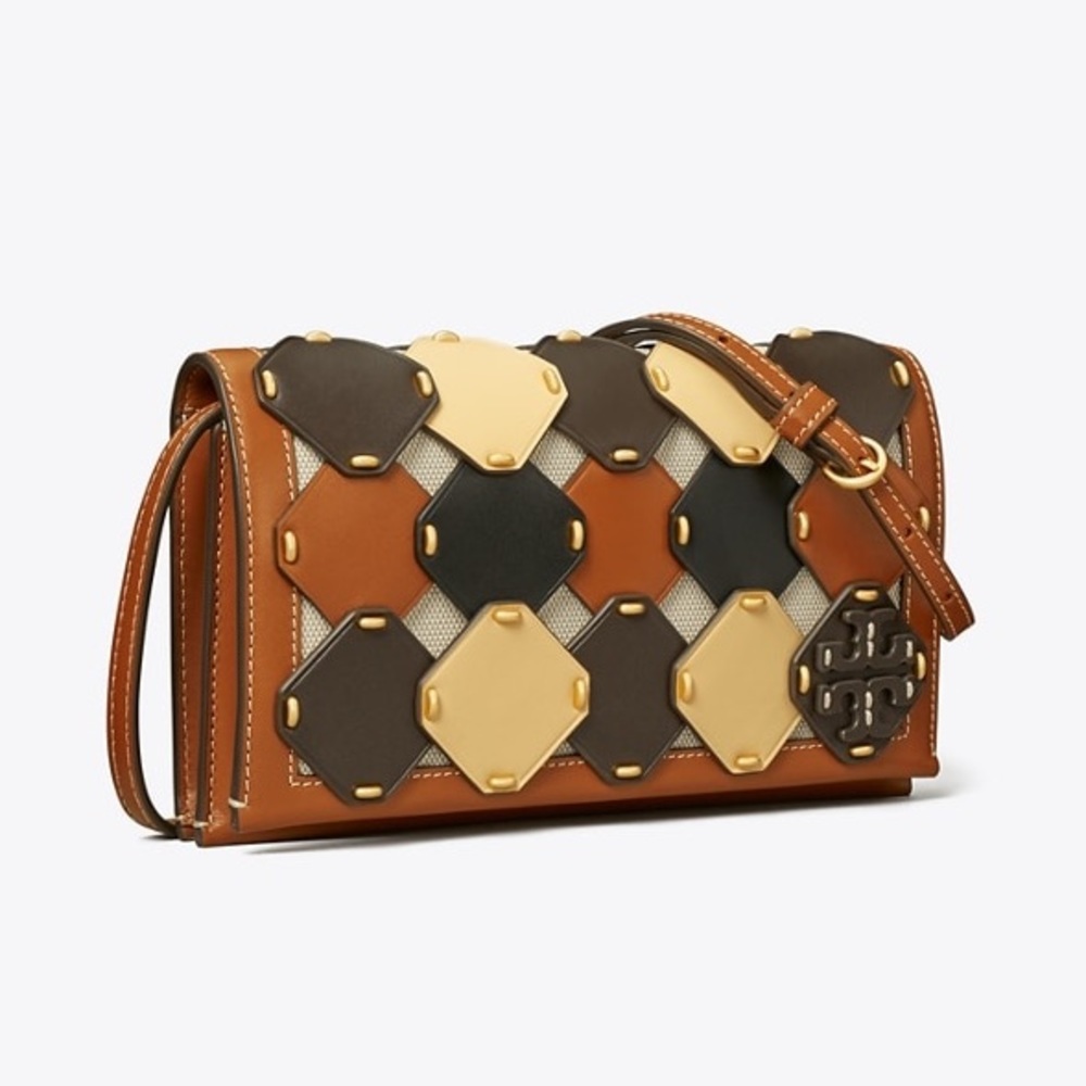 Tory Burch McGraw Die Cut Wallet Crossbody